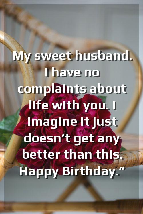 romantic birthday quotes for husband in english
